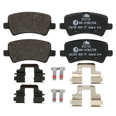 Ate Brake Pad Set, 602722 602722